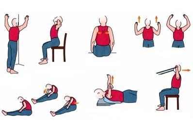 Mankšta su krūtinės osteochondroze